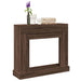 Peisramme brun eik 100x30x87,5 cm konstruert tre