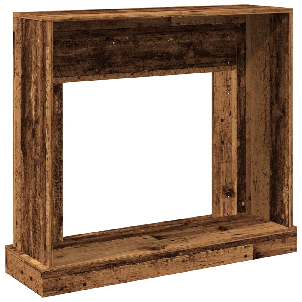 Peisramme gammelt tre 100x30x87,5 cm konstruert tre