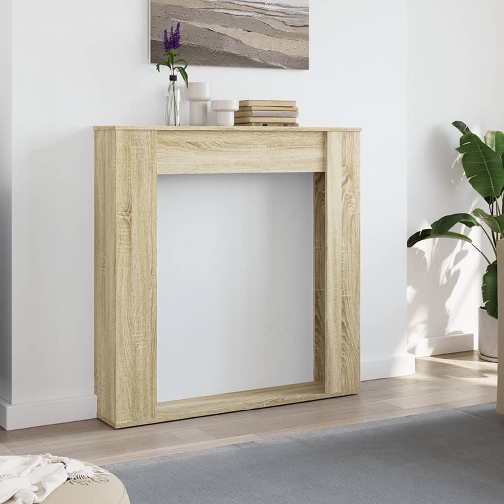 Peisramme sonoma eik 100x20x100 cm konstruert tre