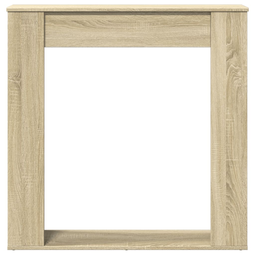 Peisramme sonoma eik 100x20x100 cm konstruert tre
