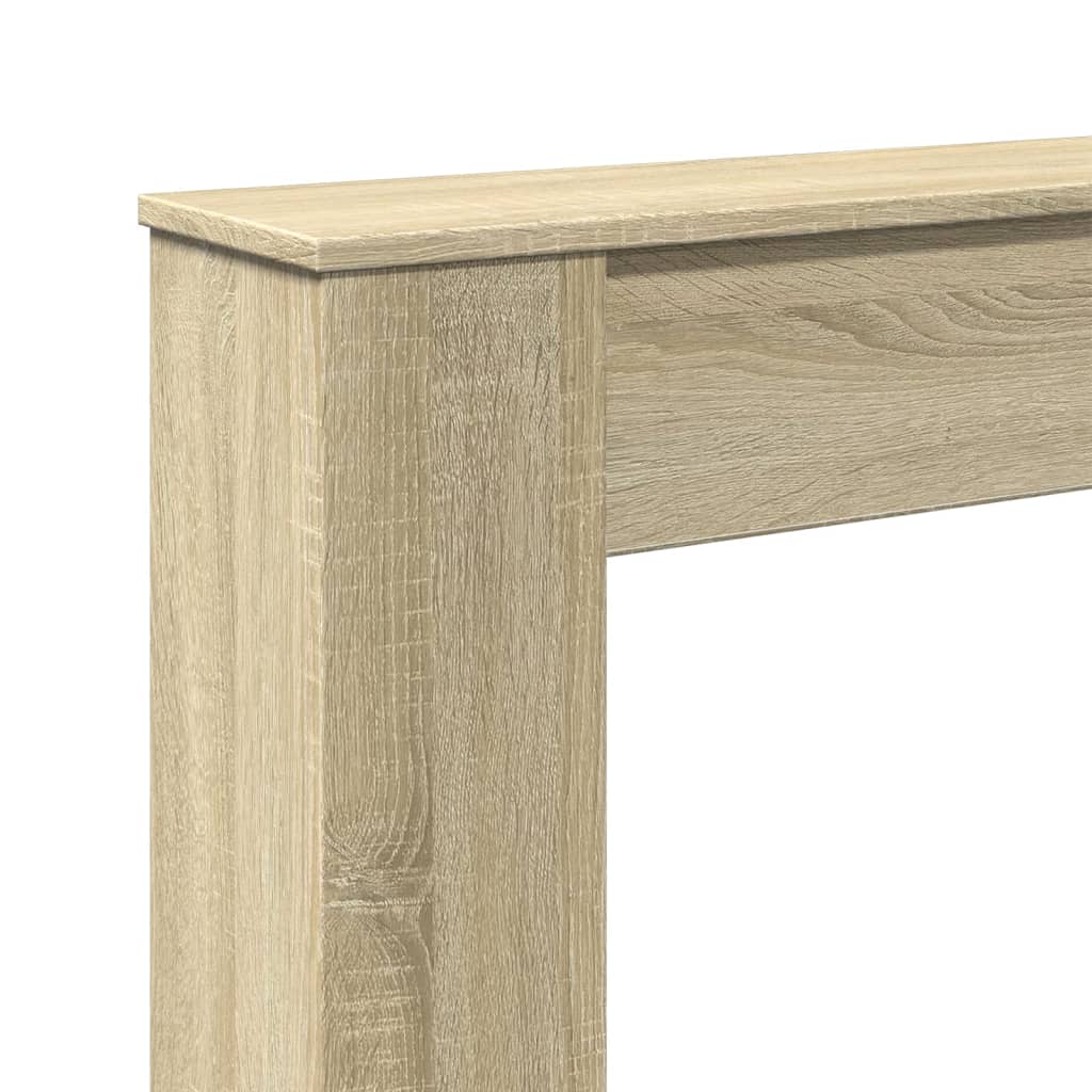 Peisramme sonoma eik 100x20x100 cm konstruert tre