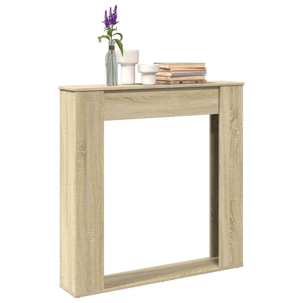 Peisramme sonoma eik 100x20x100 cm konstruert tre