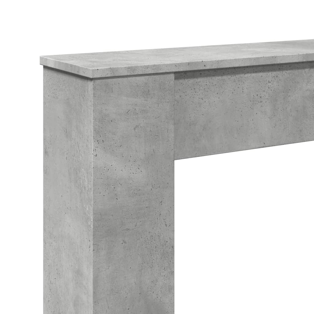Peisramme betonggrå 100x20x100 cm konstruert tre
