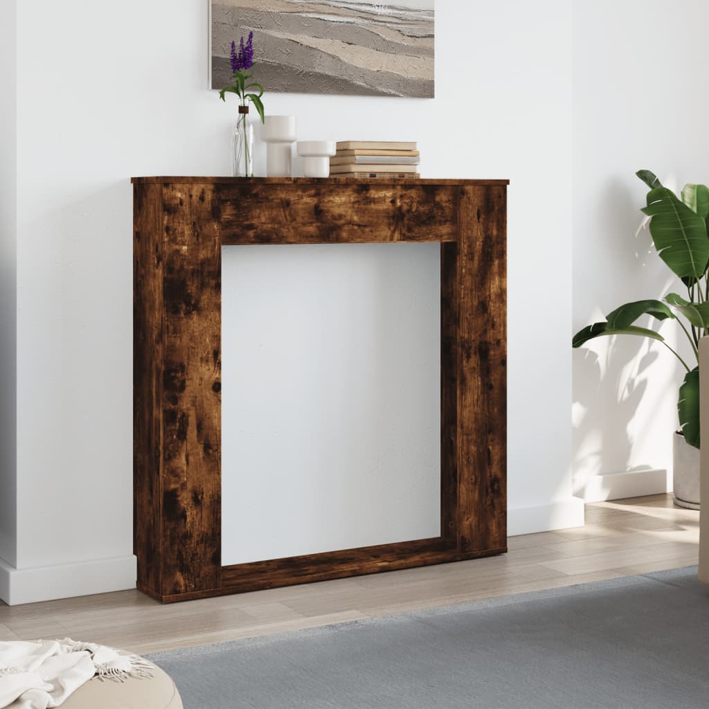 Peisramme røkt eik 100x20x100 cm konstruert tre