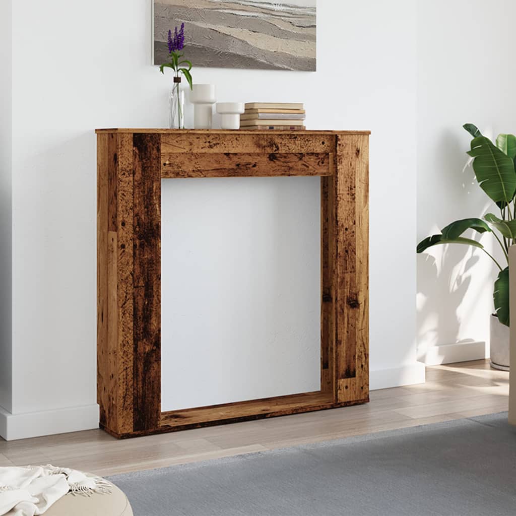 Peisramme gammelt tre 100x20x100 cm konstruert tre vidaXL