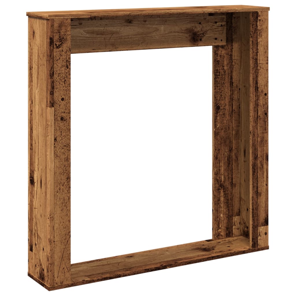 Peisramme gammelt tre 100x20x100 cm konstruert tre vidaXL