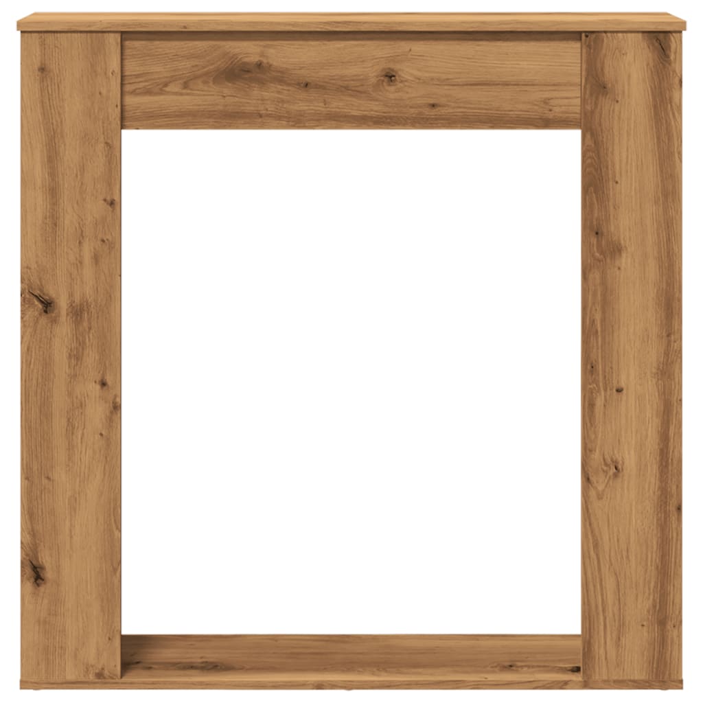 Peisramme artisan eik 100x20x100 cm konstruert tre