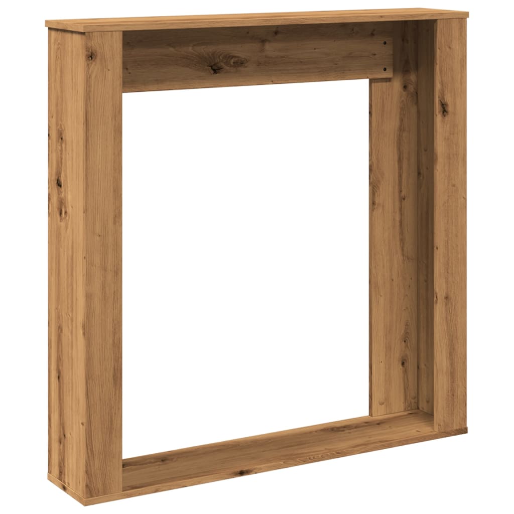 Peisramme artisan eik 100x20x100 cm konstruert tre