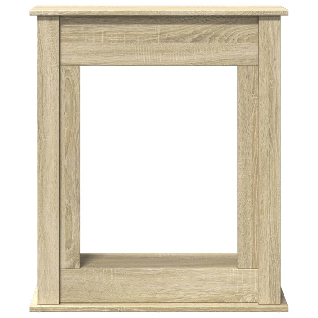 Peisramme sonoma eik 75x20x87,5 cm konstruert tre