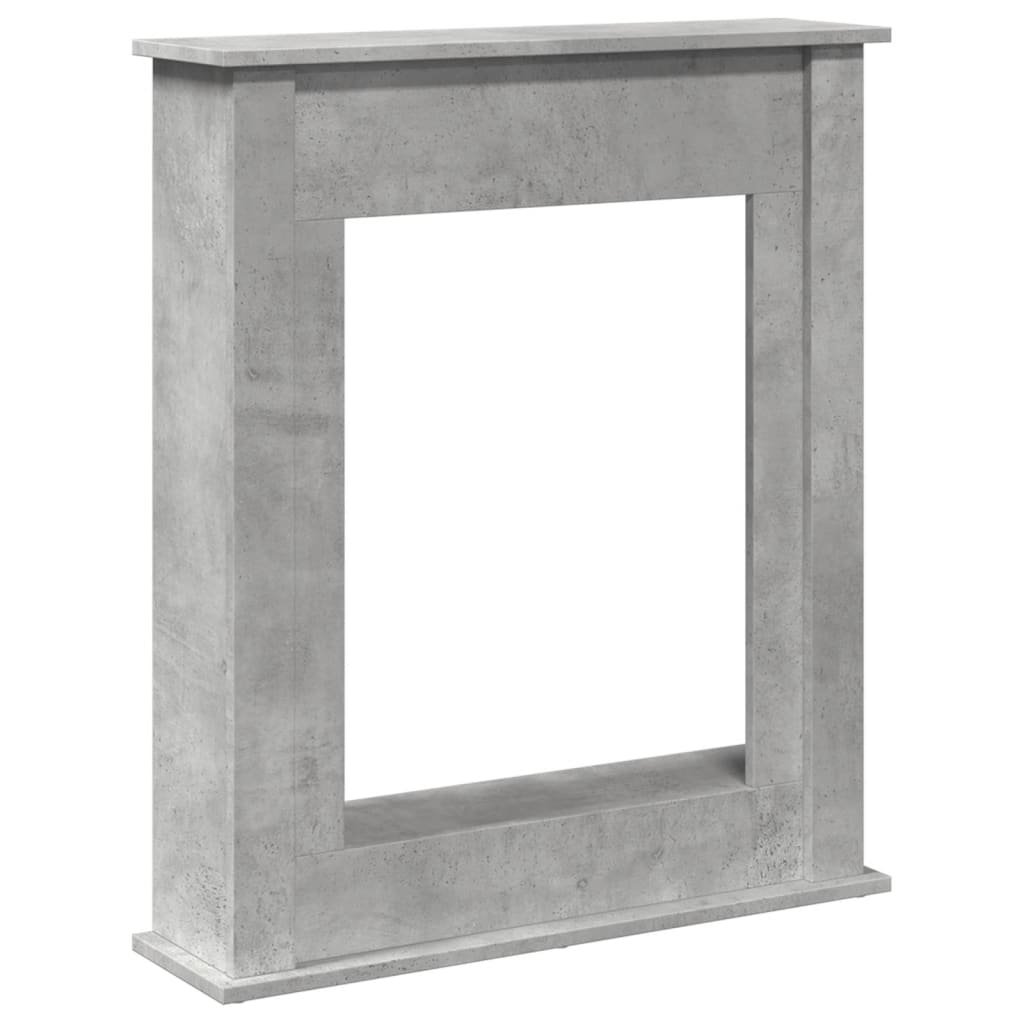 Peisramme betonggrå 75x20x87,5 cm konstruert tre