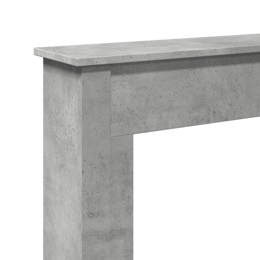 Peisramme betonggrå 75x20x87,5 cm konstruert tre