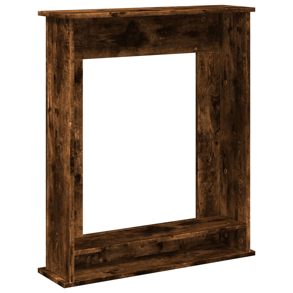 Peisramme røkt eik 75x20x87,5 cm konstruert tre