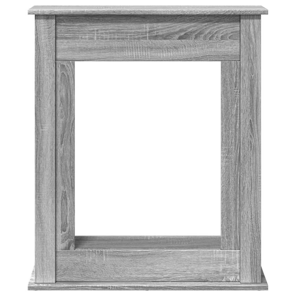 Peisramme grå sonoma 75x20x87,5 cm konstruert tre