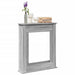 Peisramme grå sonoma 75x20x87,5 cm konstruert tre
