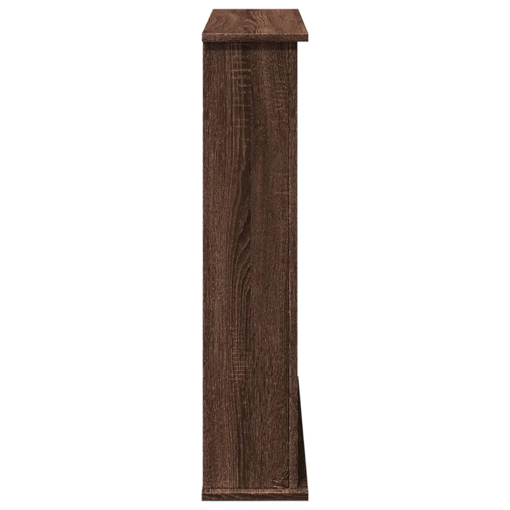 Peisramme brun eik 75x20x87,5 cm konstruert tre