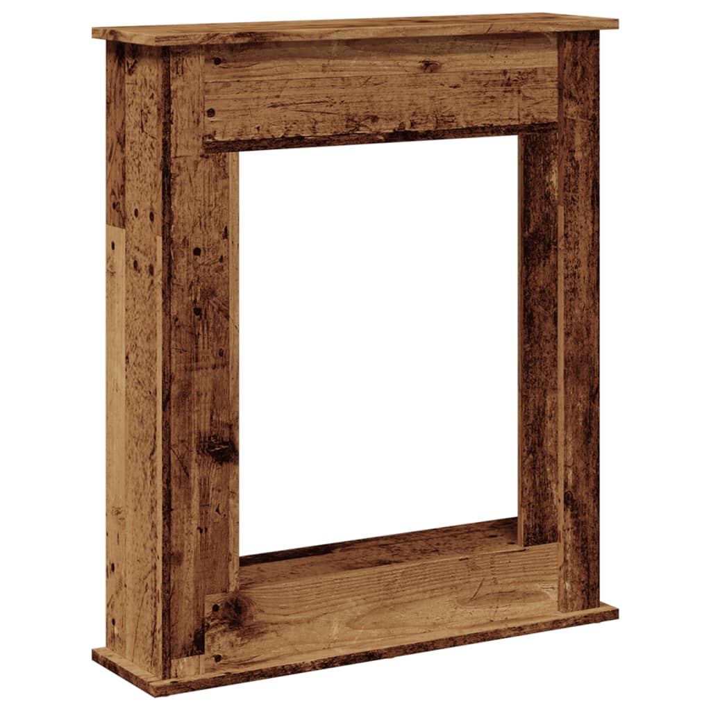 Peisramme gammelt tre 75x20x87,5 cm konstruert tre