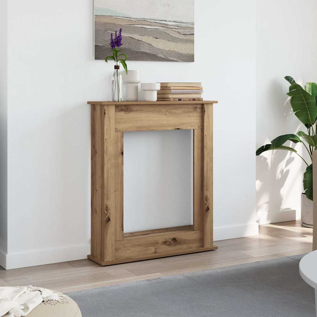 Peisramme artisan eik 75x20x87,5 cm konstruert tre