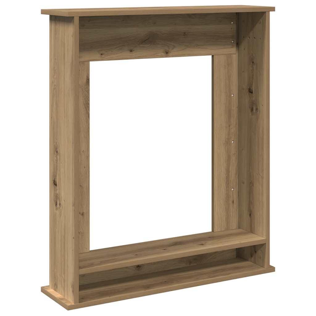 Peisramme artisan eik 75x20x87,5 cm konstruert tre