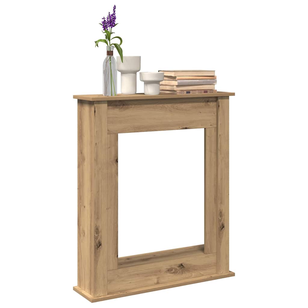 Peisramme artisan eik 75x20x87,5 cm konstruert tre
