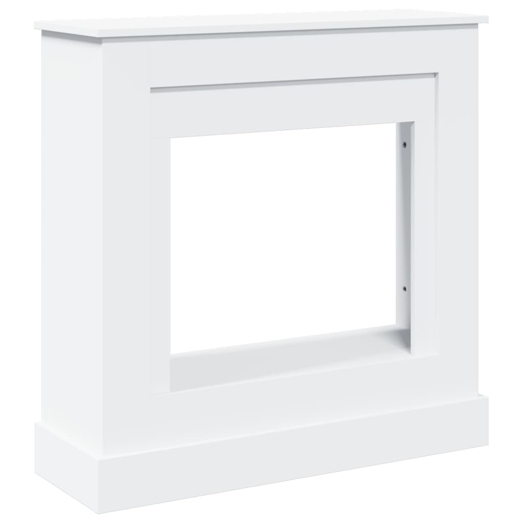 Peisramme hvit 90x30x90 cm konstruert tre