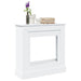 Peisramme hvit 90x30x90 cm konstruert tre