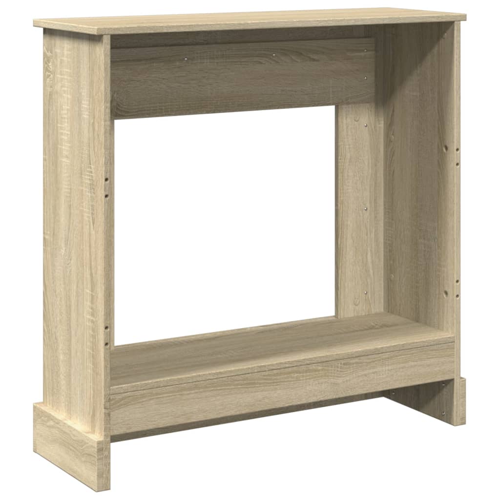 Peisramme sonoma eik 90x30x90 cm konstruert tre