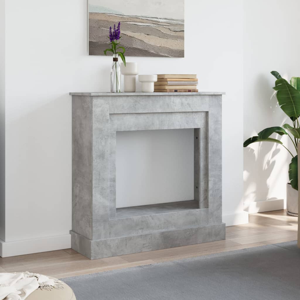 Peisramme betonggrå 90x30x90 cm konstruert tre