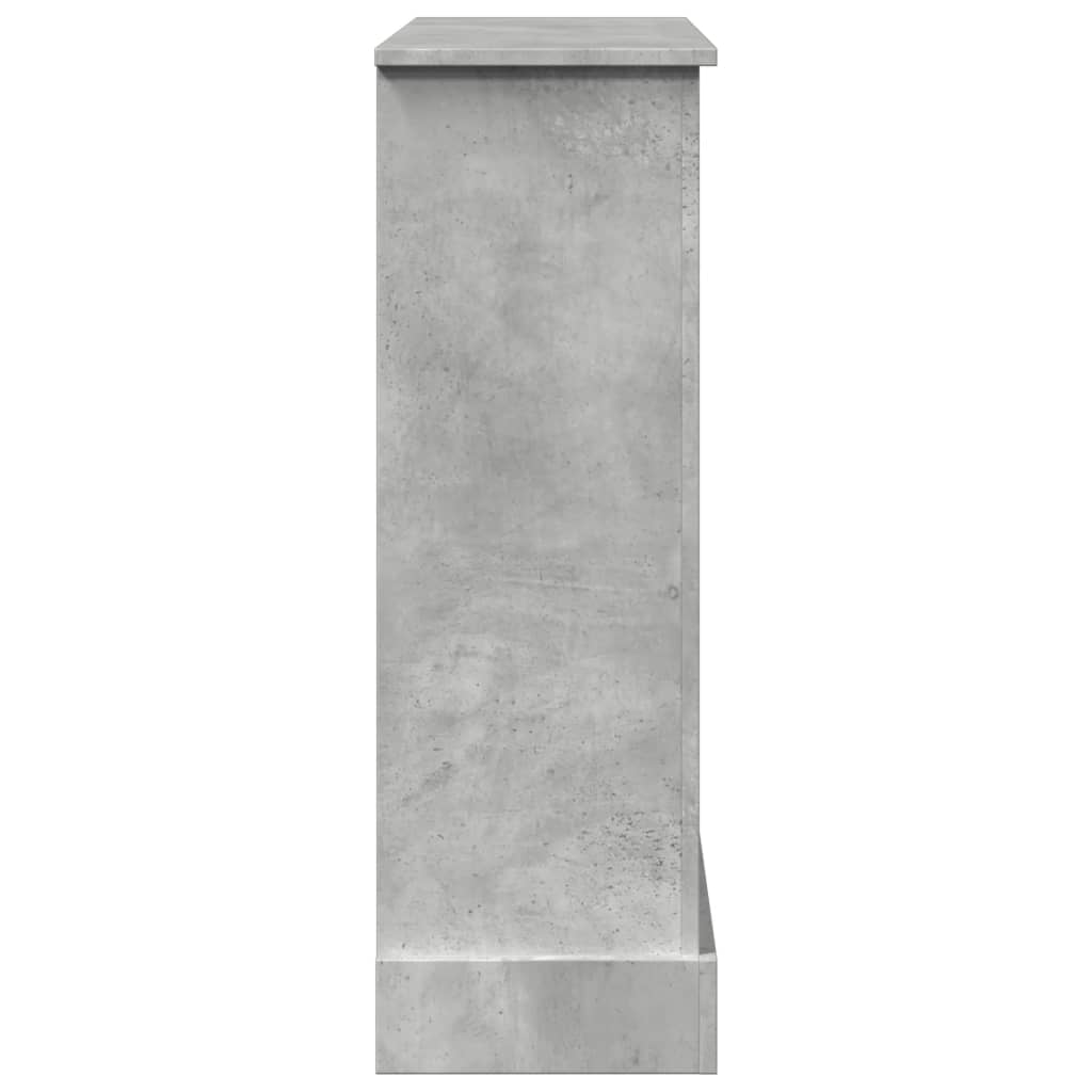 Peisramme betonggrå 90x30x90 cm konstruert tre