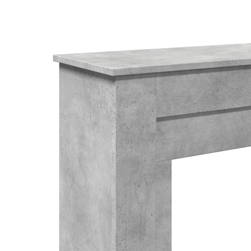 Peisramme betonggrå 90x30x90 cm konstruert tre