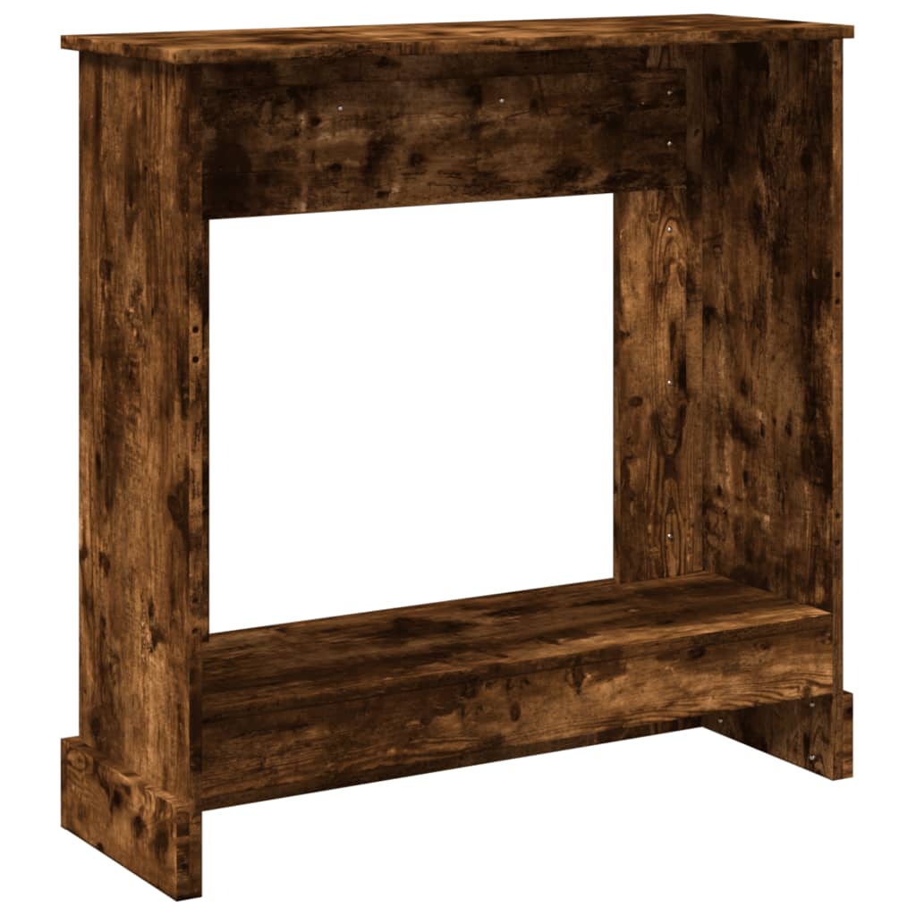 Peisramme røkt eik 90x30x90 cm konstruert tre