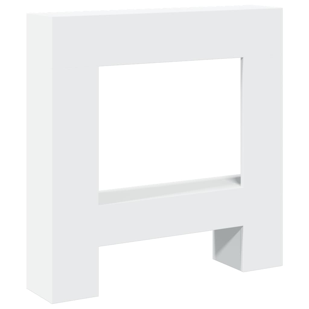 Peisramme hvit 81x18x82 cm konstruert tre
