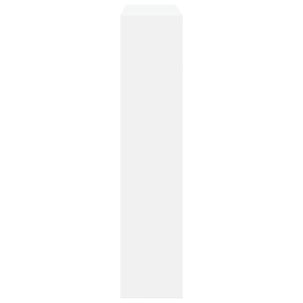 Peisramme hvit 81x18x82 cm konstruert tre