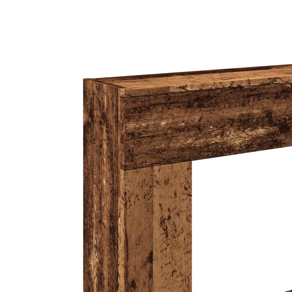 Peisramme gammelt tre 81x18x82 cm konstruert tre