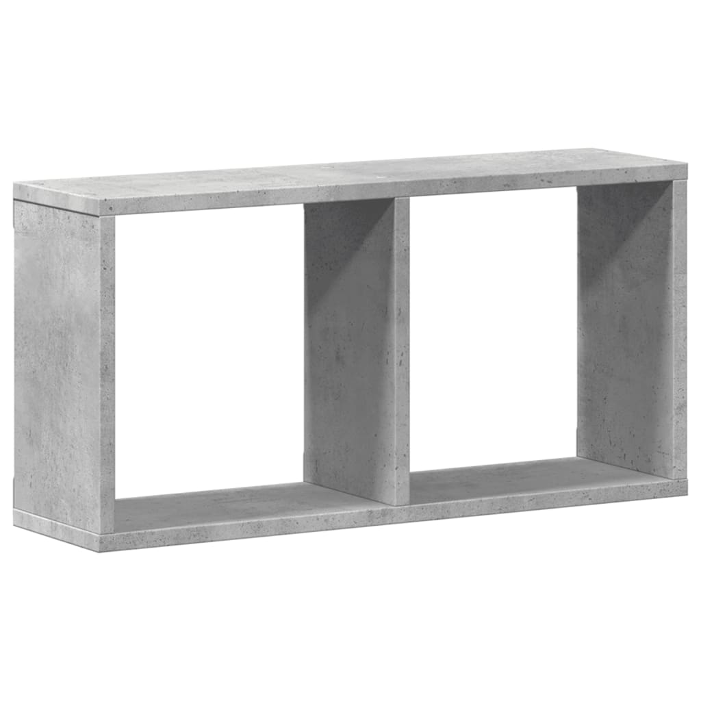 Veggskap 60x16x30 cm betonggrå konstruert tre