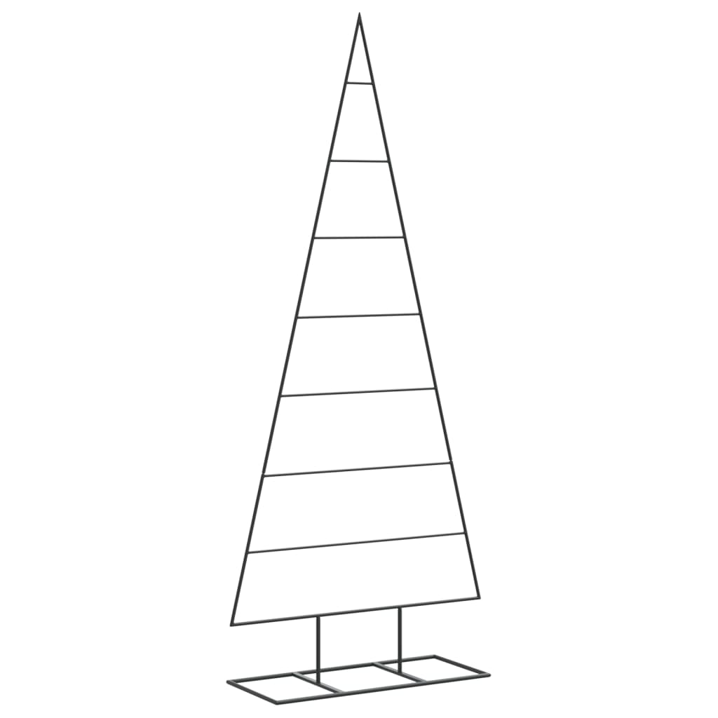Juletre til dekorasjon metall svart 150 cm