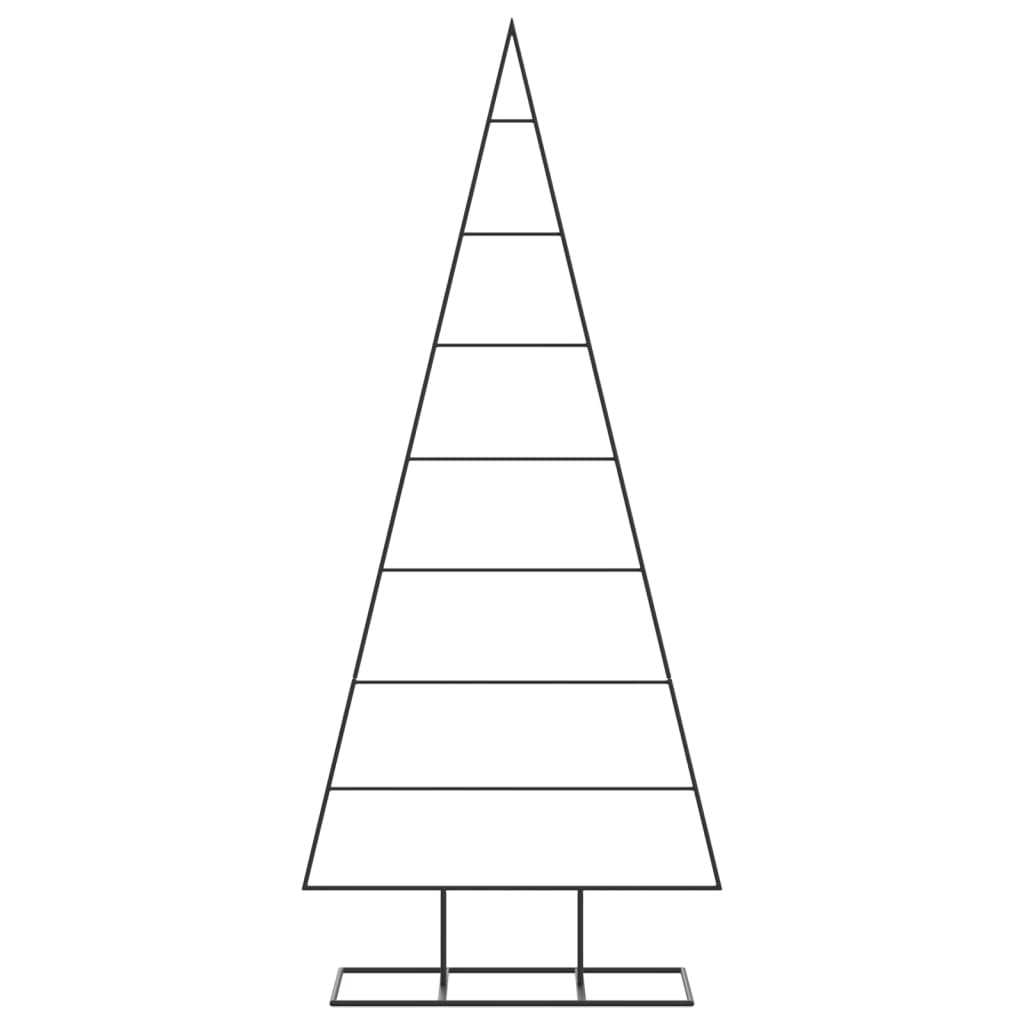 Juletre til dekorasjon metall svart 150 cm