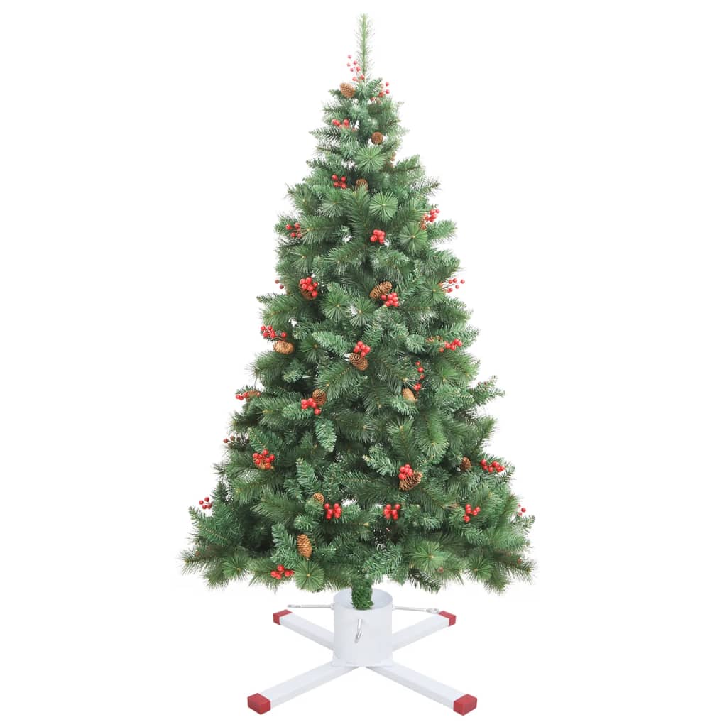 Fot for juletre hvit 61x61x15,5 cm