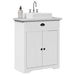Servantskap BODO hvit 70x35x80 cm vidaXL