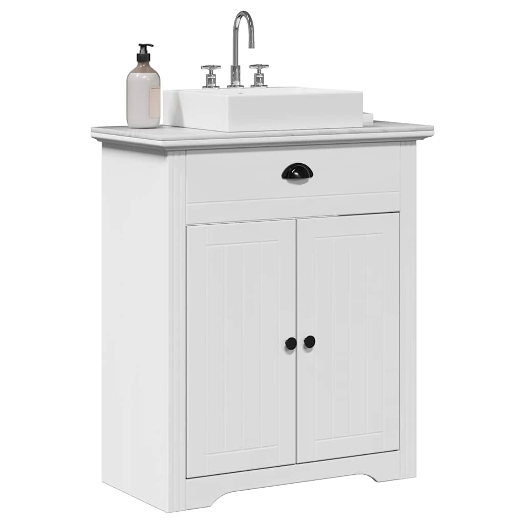 Servantskap BODO hvit 70x35x80 cm vidaXL