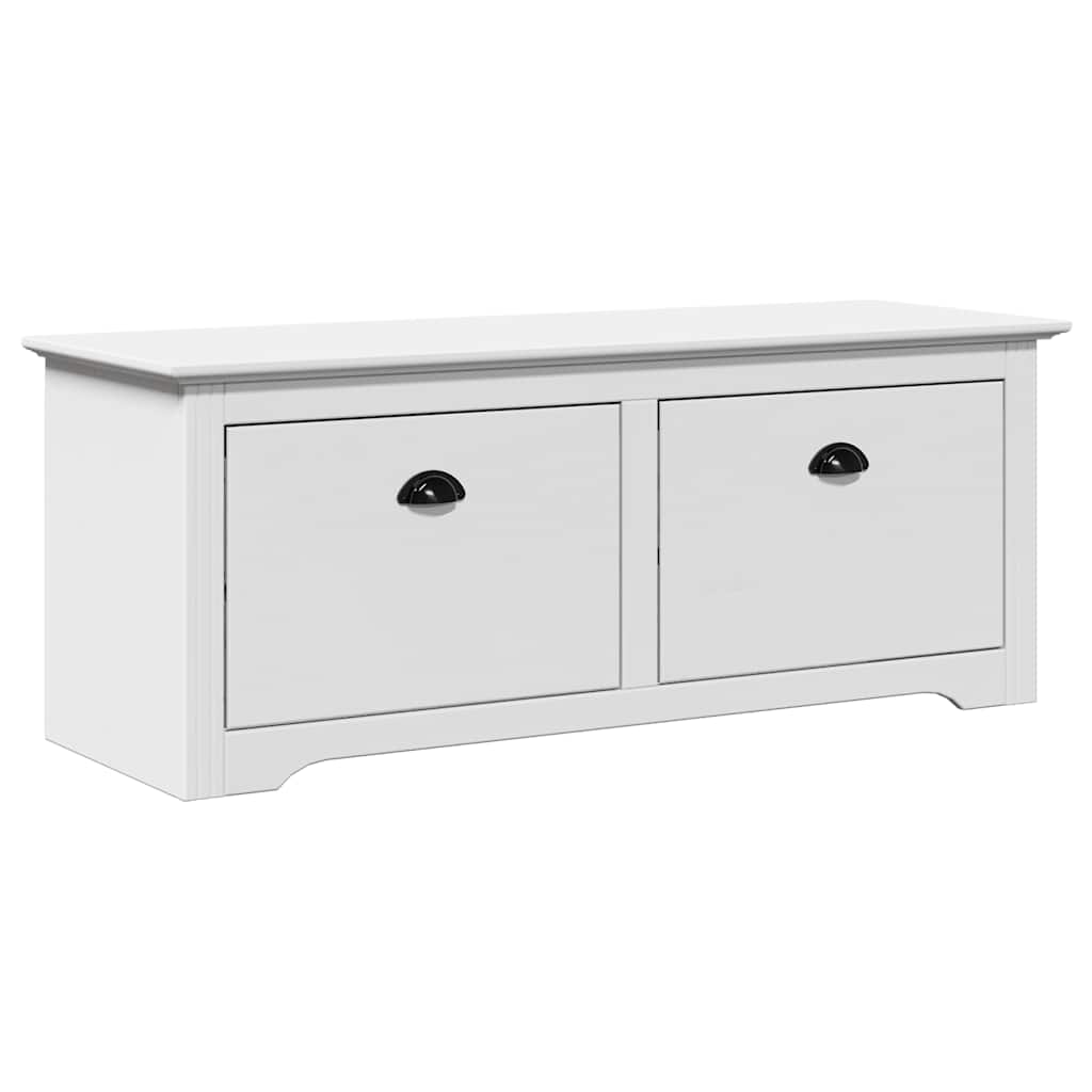 Gangbenk BODO hvit 114x40x45 cm vidaXL
