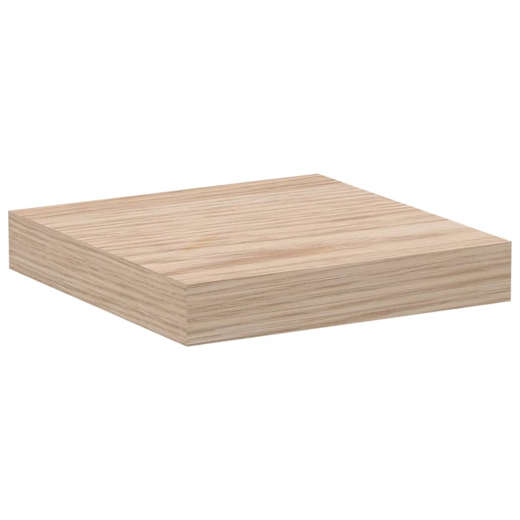 Flytende hylle 23x23,5x4 cm konstruert tre