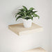 Flytende hylle 23x23,5x4 cm konstruert tre