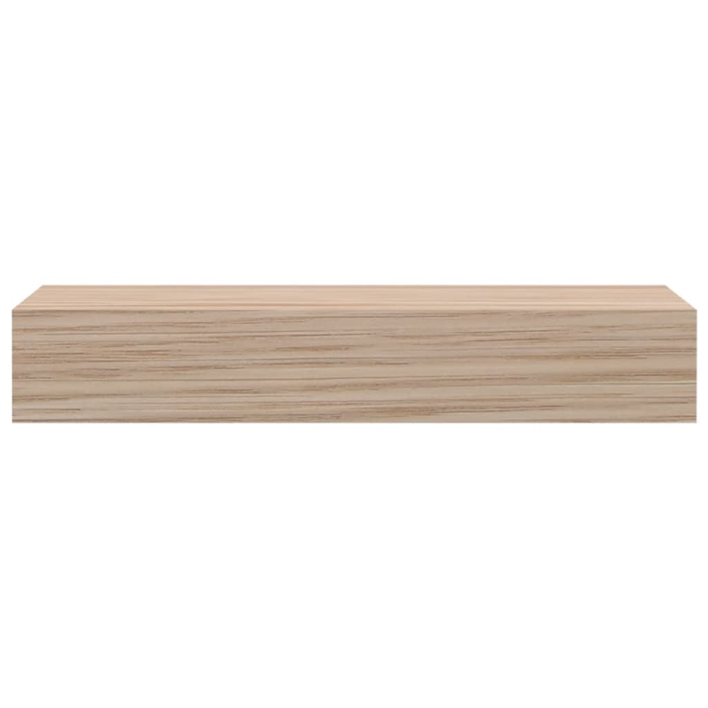 Flytende hyller 4 stk 23x23,5x4 cm konstruert tre