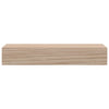Flytende hyller 4 stk 23x23,5x4 cm konstruert tre