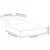 Flytende hyller 4 stk 23x23,5x4 cm konstruert tre