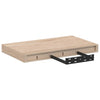 Flytende hyller 2 stk 40x23,5x4 cm konstruert tre