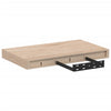Flytende hyller 4 stk 40x23,5x4 cm konstruert tre