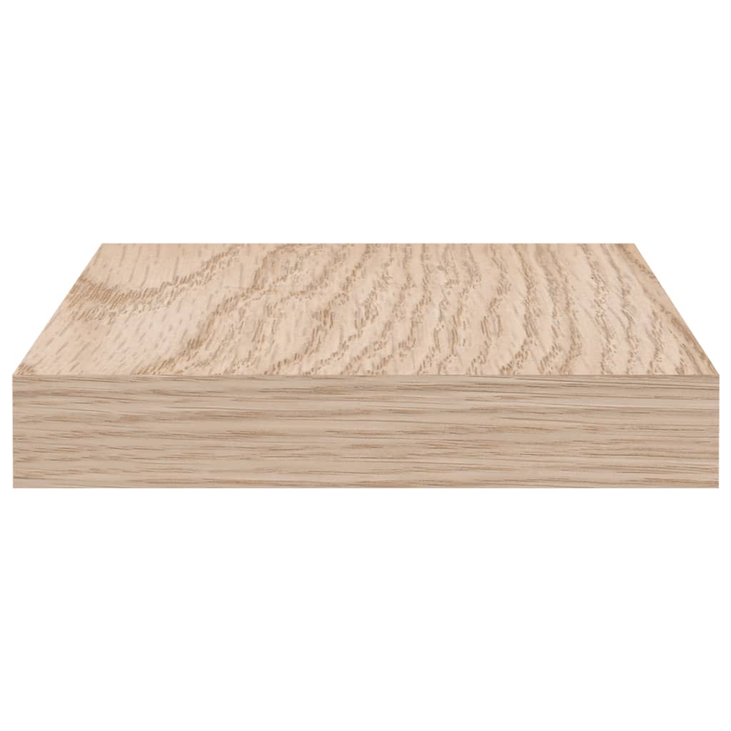 Flytende hyller 4 stk 50x23,5x4 cm konstruert tre
