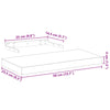 Flytende hyller 4 stk 50x23,5x4 cm konstruert tre