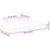 Flytende hyller 4 stk 60x23,5x4 cm konstruert tre